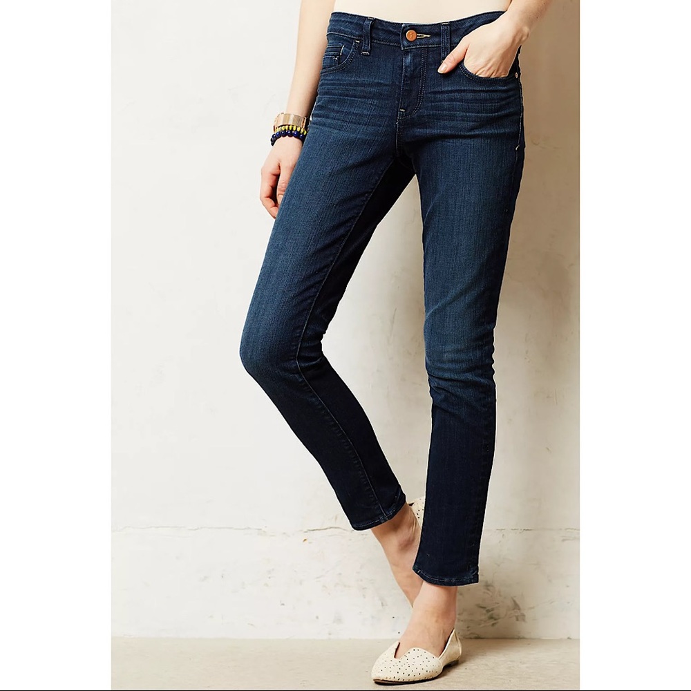Anthropologie Pilcro Stet Slim Ankle Jeans Sz 27 EUC